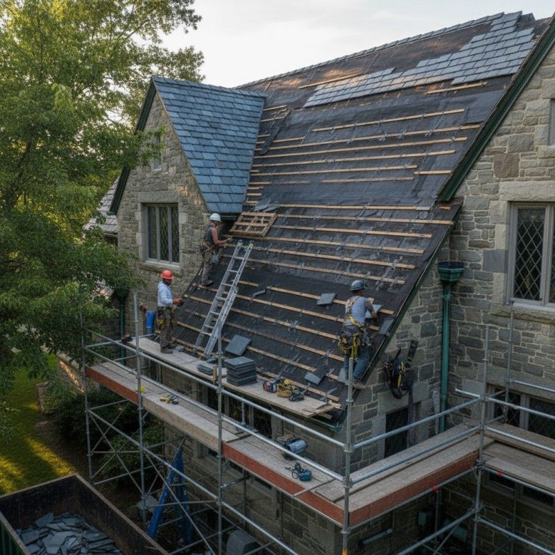 Slate Shingle Replacement